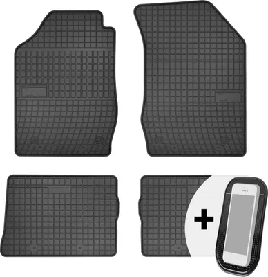 Immagine prodotto di Tappetini in gomma per auto Tappetini per auto Set di 4 pezzi - per Renault Clio Thalia