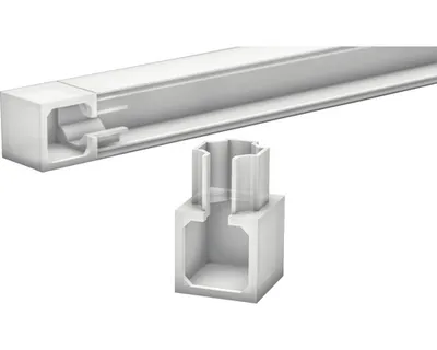 Produktbild von Prinz Eckstück „LUXline“ PET opal / transluzent 22x22mm