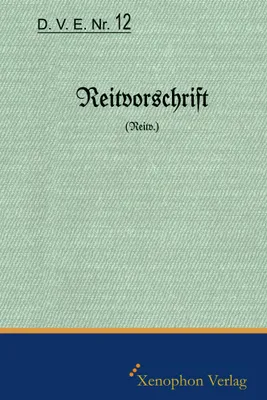 Produktbild von D. V. E. Nr. 12 Reitvorschrift