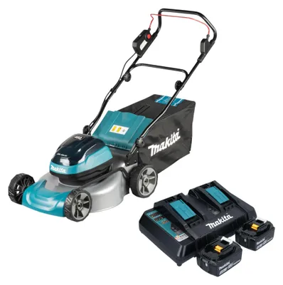 Obrázek produktu pro Makita DLM466PT2 Akku-Rasenmäher 2x18V