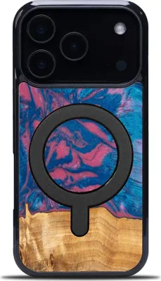 Produktbild von Holzhülle für iPhone 17 Pro, Bewood Unique Neons Vegas für MagSafe