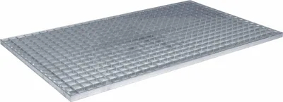 Obrázek produktu pro vidaXL Mřížka stříbrná 100 x 60 x 2 cm Žárově pozinkovaná ocel
