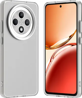 Produktbild von Handyhülle für Oppo Reno12 F 5G Schlank Durchscheinend Matt Stoßfest Schutzhülle Weiß