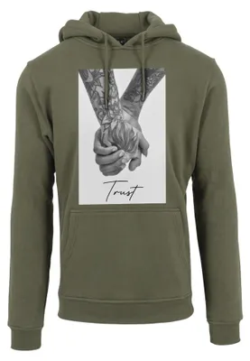 Produktbild von Mister Tee - "Trust 2.0" Kapuzenpullover für Herren TN1921 (XS) (Oliv)