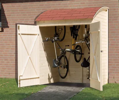 Produktbild von Weka Fahrradgarage / Mehrzweckbox 394 19 mm natur 175x140cm