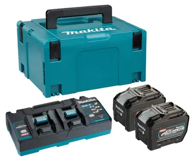 Image de Pack énergie XGT 2x BL4080F + 1x DC40RB en MAKPAC - MAKITA - EUIPSKGPL2J