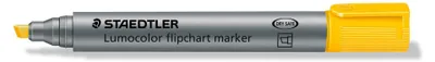 Produktbild von STAEDTLER Lumocolor Flipchart-Marker 356B Strichstärke: 2,0 - 5,0 mm gelb