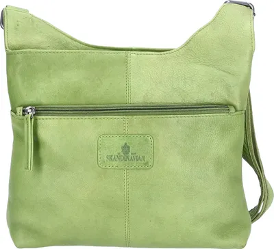 Produktbild von The Skandinavian Brand Leder Umhängetasche  Green : grün-40 Farbsortierung: grün-40