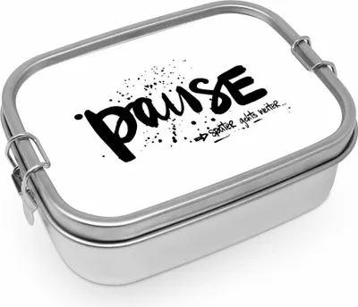 Immagine prodotto di PPD Pause Lunch Box in acciaio, lunch box, snack box, acciaio inox, 900 ml, 491340