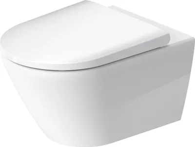 Image de Duravit Pack WC suspendu D-Neo - cuvette Rimeless fixation invisible + abattant frein de chute - Blanc