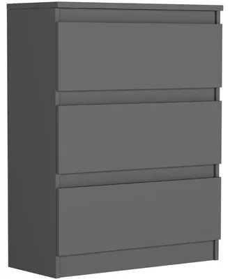 Obrázek produktu pro Komoda 70 cm 3 zásuvky skříňka FRAMIRE R-3 antracit