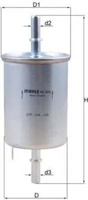 Image de KNECHT KL 470 filtre à carburant