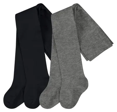 Produktbild von FALKE Uni Baby Family 2-Pack Strumpfhose Baumwolle atmungsaktiv