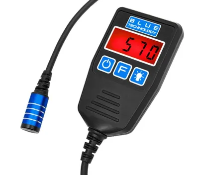 Imagen del producto de Medidor de espesor de recubrimientos MGR-13-S-A, para acero y aluminio, máximo 2000 μm, tecnología Blue