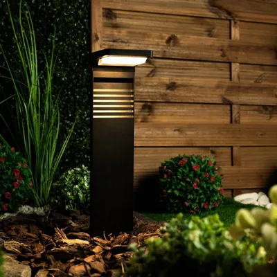 Produktbild von LUMILED Solarleuchte für außen Garten IP44 spritzwasserdicht Solar Wegeleuchte mit Erdspieß 4000K Neutralweiß Solarlampe Wegelampe für Weg Einfahrt