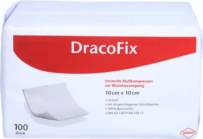 Produktbild von DRACOFIX OP KOM unsteril 10x10 12fach, 100 St KOM