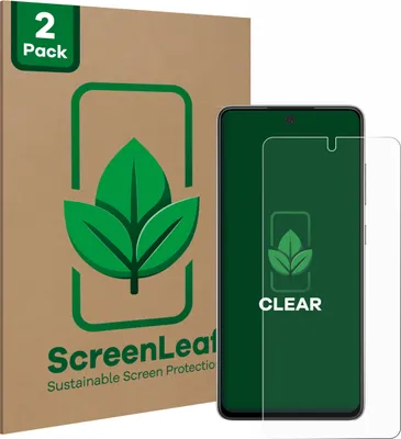 Produktbild von 2x ScreenLeaf Schutzfolie für Samsung Galaxy A52s 5G nachhaltiger Displayschutz Display Schutz Folie Klar Transparent