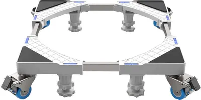 Immagine prodotto di Sollevatore per lavatrice - Regolabile - Universale - Ruota di trasporto - Trasformazione per lavatrice - Supporto per lavatrice - Sollevatore per lavatrice su ruote