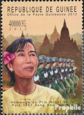 Produktbild von Briefmarken Guinea 2012 Mi 9355 (kompl. Ausgabe) postfrisch Aung San Suu Kyi