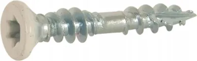 Productafbeelding van ESSVE houtschroeven voor meubelconstructies en interieurbouw, 4,2 x 28 mm, wit, 250 stuks.