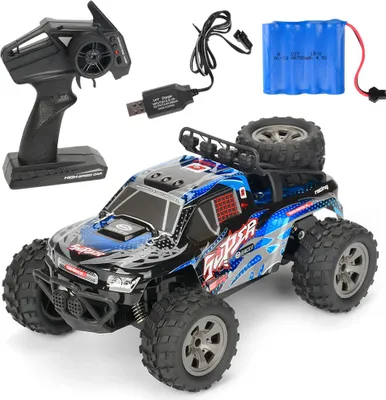 Zdjęcie produktu dla MGRC Mini RC Car 1 / 18 2.4G 4CH 2WD High Speed 20KM / h Dzieci Zabawki czerwone