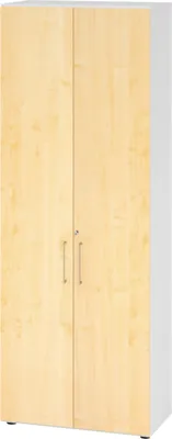 Produktbild von bümö smart Aktenschrank - 6 Ordnerhöhen - Nachbildung: Weiß/Ahorn