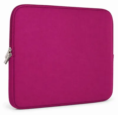 Produktbild von 14 Zoll Laptop Tasche Notebooktasche Rot Notebook Laptoptasche Herren Damen Schutzhülle Schutztasche Sleeve Neopren 33,5 cm x 25,5 cm x 2 cm