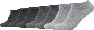 Produktbild von Camano Sneakersocken ca-soft ca-soft 7er Pack Bund ohne Gummidruck grau 35-38