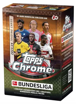 Obrázok produktu pre Topps Chrome Bundesliga 2023/24 Box: BAYERN, BORUSSIA, BVB – LIMITED EDITION