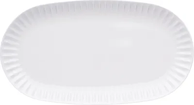 Produktbild von Ovales Tablett, 37 cm, weiß, Ribby, Porzellan, G. Benedikt
