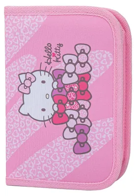 Image de Étui à crayons, trousse scolaire, articles de papeterie - Hello Kitty, motif léopard