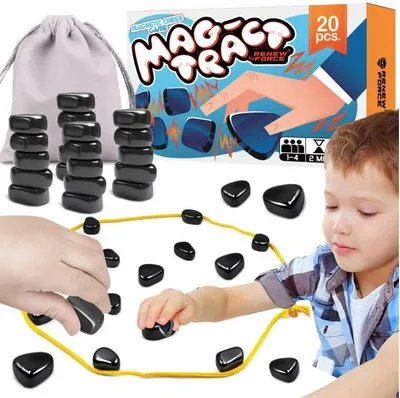 Zdjęcie produktu dla MAGNETYCZNA gra planszowa strategiczna MAGNETYCZNE KAMIENIE SZACHY 20 sztuk
