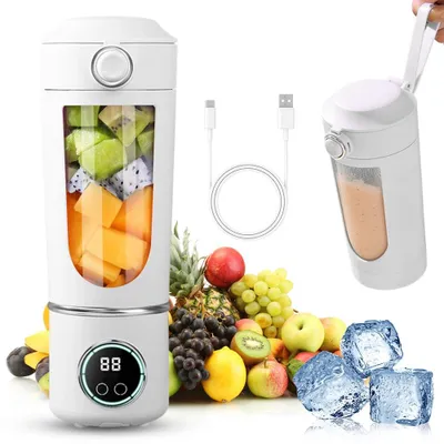 Tragbarer Smoothie-Maker 700 ml, Typ-C, aufladbar, Mixer to Go