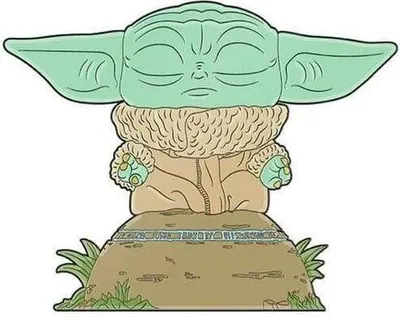 Produktbild von Funko Star Wars Loungefly POP! Pin Ansteck-Pin Grogu 10 cm