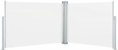 Produktbild von vidaXL Ausziehbare Seitenmarkise Creme 120 x 1000 cm