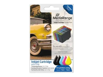 Immagine prodotto di MEDIARANCIO Confezione da 4 pezzi - nero, giallo, ciano, magenta