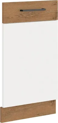 Obrázok produktu pre Dvierka pre vstavanú umývačku VANYA - 713x446 cm, biela / dub lancelot