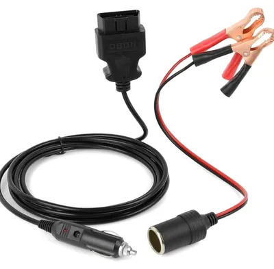 Produktbild von OBD2 Memory Saver Kabel – Schnelles Plug-and-Play, 12 V Zigarettenanzünder, Schützt ECU, Universell für alle Autos