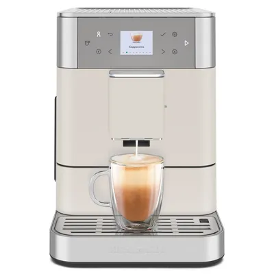 Produktbild von KitchenAid Kaffeevollautomat KF6 Quiet Mark Porcelain White 5KES8556EPL