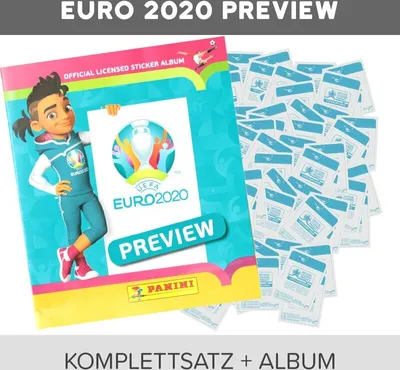 Produktbild von Panini - EURO 2020 Preview - Sammelsticker - Komplettsatz + Album