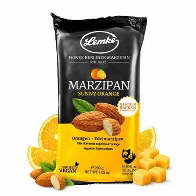 Produktbild von Lemke-Feines Berliner Marzipan; Sunny Orange 200g