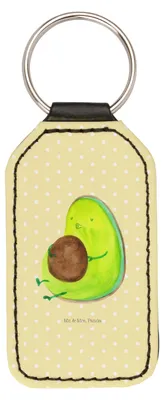 Produktbild von Mr. & Mrs. Panda schlüssel anhänger Avocado Pfeifen - Gelb Pastell - Geschenk, schlüsselbund, Taschenanhänger, Ernährung, Abnehmen, für, Schlüsselanhänger, Diät