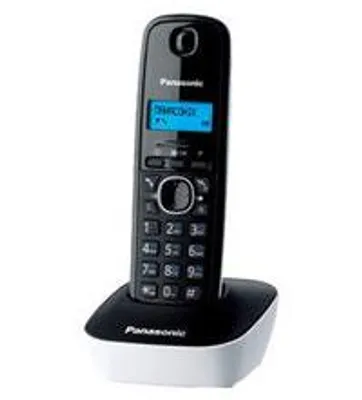 Obrázok produktu pre Panasonic KX-TG1611, DECT telefón, Hlasitý odposluch, 50 položky, ID volajúceho, Čierna, Červená