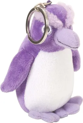 Obrázok produktu pre Wild Republic 10326 - Prívesok na kľúče, tučniak Rockhopper Plyšový fialový