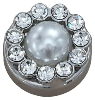 Produktbild von Strassknopf-Abdeckung, abnehmbare Knopf-Abdeckung mit Clip, dekorative Blumenknopf-Abdeckung für Hemd, Blazer, Mantel, Hochzeitsaccessoires C