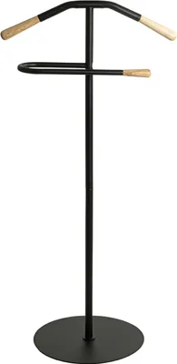 Produktbild von Herrendiener >59522< in natur, schwarz, Metall - 50x105x34cm (BxHxT)