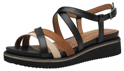Zdjęcie produktu dla Sandały damskie Tamaris, wygodne, czarne, rozmiar EU 37