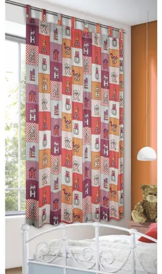 Produktbild von Schlaufenschal „Buchstabentier“: Größe (HxB) 180x135cm  bunt