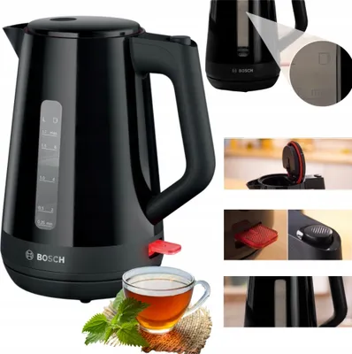 Obrázek produktu pro Rychlovarná Konvice Bosch 2400W 1,7L Bezdrátová Twk1M123 S Filtrem