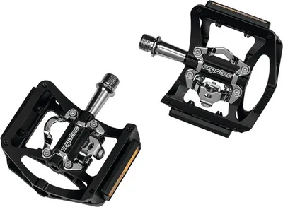 Image de ErgoTec Paire de pédales Ergotec Ep Superligh 9/16 Al. Noir/Sa.